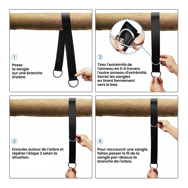 Fixation Hamac Arbre | YeadMal